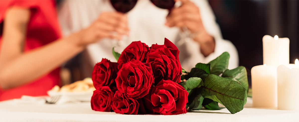 roses and dinner