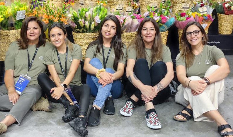 Colour Republic team at flower show